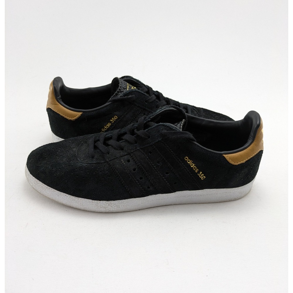 Mens‎ Adidas Originals 350 Black Suede Casual Comfort Shoes BB5287 Size 7.5